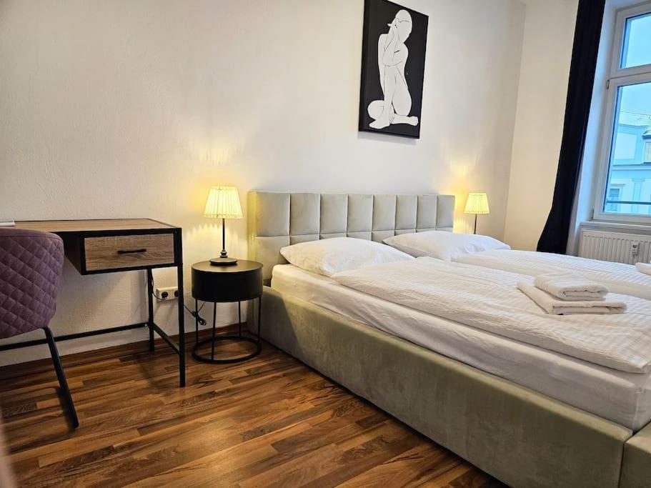 Zentrales 2 Raum Apartment Drážďany Exteriér fotografie